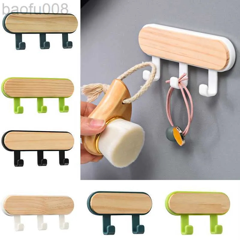 Coat Towel Hooks Hat Scarf Storage Organizer Wood Key Holder Strong Key Ring  Rack Phone Hooks Clerk Housekeeper Wall Mounted Hangers W0411 From  Baofu008, $10.96